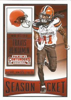 Travis Benjamin Cleveland Browns 2015 Panini Contenders NFL #56